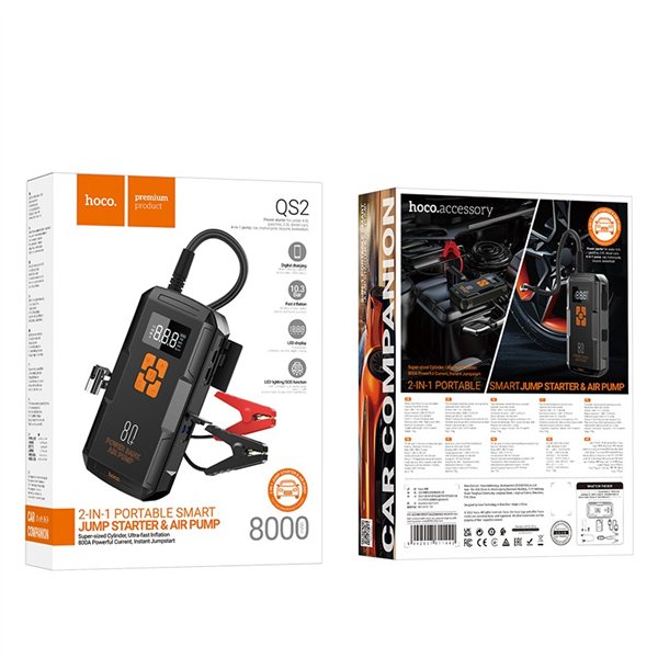 Hoco QS2 Car Jump Starter 800A max 8000mAh