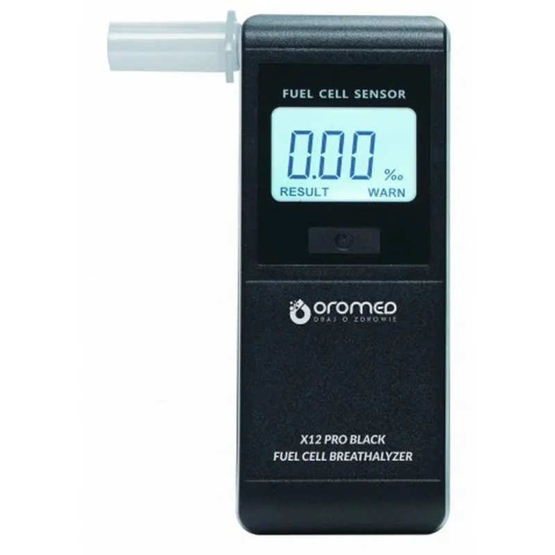 Digitālo alkometru Oromed X12 PRO BLACK Melns