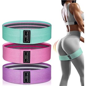 Resistance band FA004 violet-pink-green