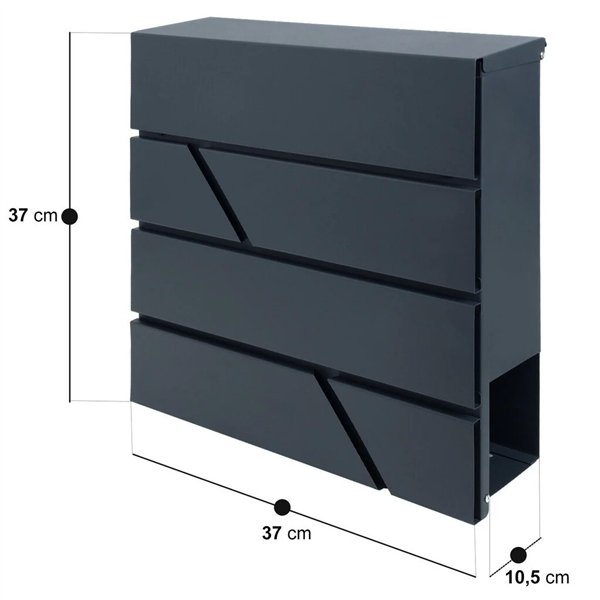 Mailbox Reach StyleMail, gray