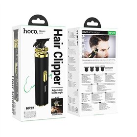 Plaukų kirpimo mašinėlė Hoco HP22 Retro juoda