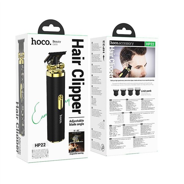 Hair clipper Hoco HP22 Retro black