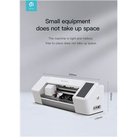 Plėvelių karpymo mechanizmas Devia Intelligent Film Cutting Machine su lietimui jautriu ekranu (Built-in App + Bluetooth) PT005