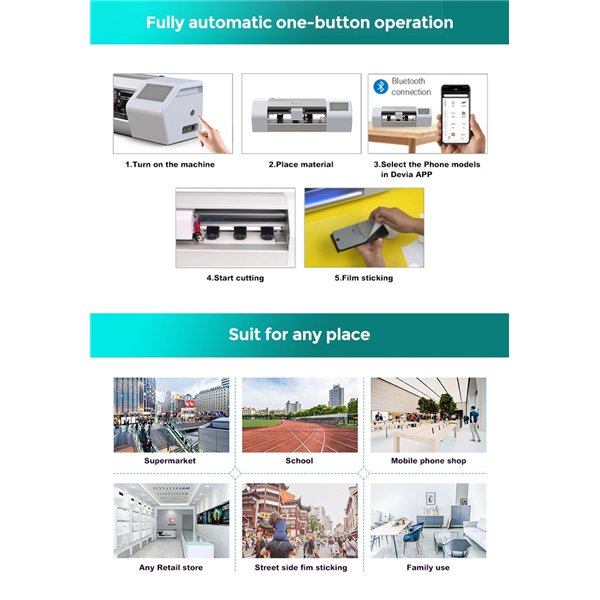 Devia Intelligent Film Cutting Machine V2 (Without Display) PT003