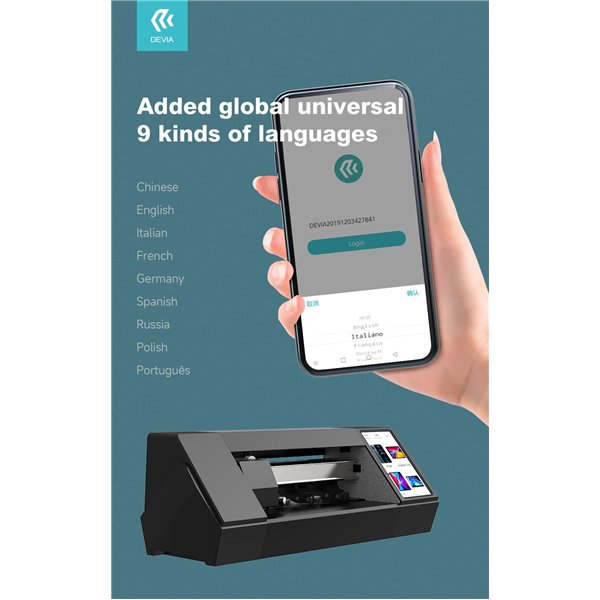 Devia Intelligent Film Cutting Machine With Touch Screen V2 (Built-In App + Bluetooth) PT017