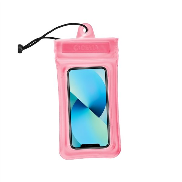 Mobile phone floating waterproof bag Devia pink