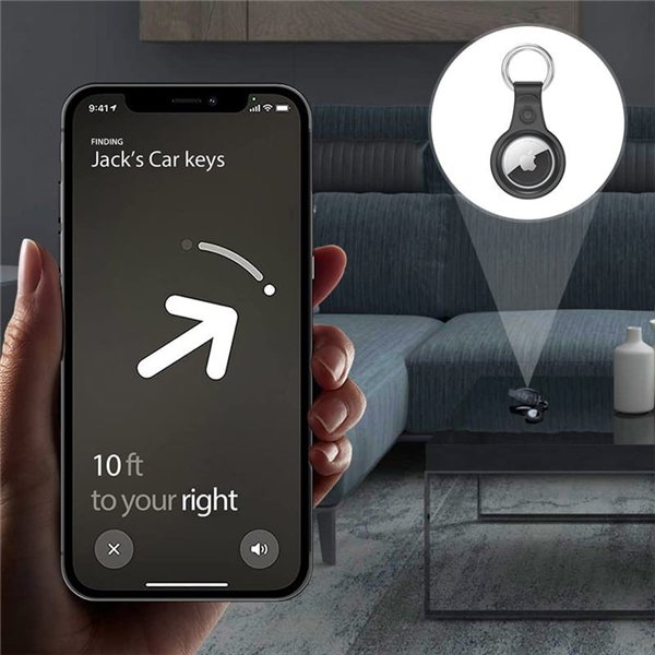 Raktų pakabukas Dux Ducis TPU Secure Holder Apple AirTag 4Pack