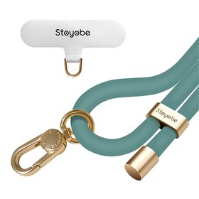 Silicone phone lanyard Stoyobe green