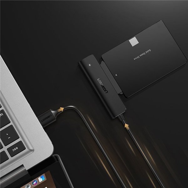 SSD drive adapter Ugreen from SATA III 2.5 to USB 5Gbps