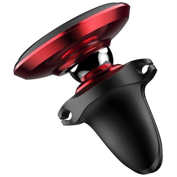 Phone holder Baseus Magnetic Air Vent With Cable Clip red SUGX020009