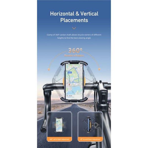 Bike phone holder Awei X29 black