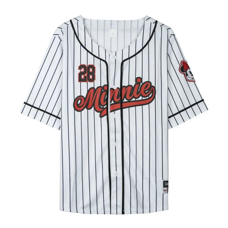 Lyhythihainen urheilupaita Minnie Mouse Baseball Unisex