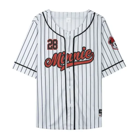 Lyhythihainen urheilupaita Minnie Mouse Baseball Unisex