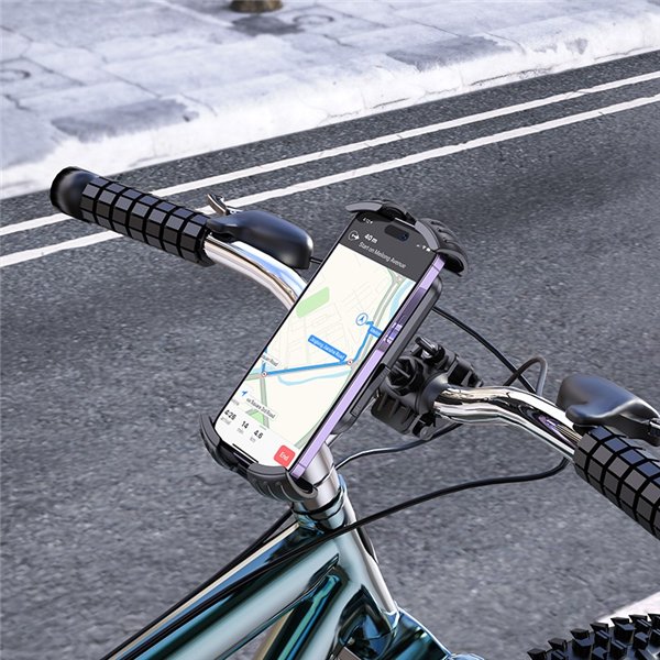 Telefono laikiklis dviračiui, motociklui Borofone BH105 juodas