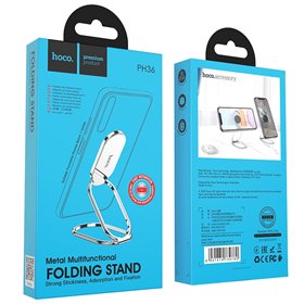 Phone holder Hoco PH36 multifunctional folding silver