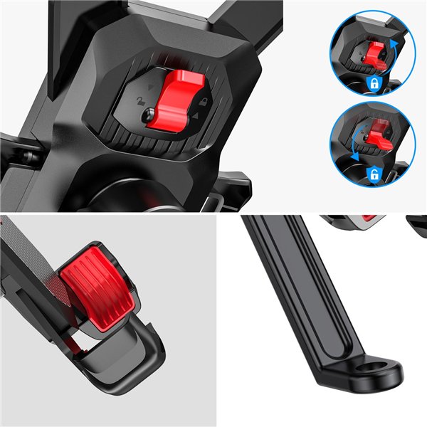 Motorcycle phone holder Joyroom JR-ZS288 black