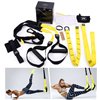 Universal workout straps set Pro 3 FA008 black-yellow