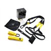 Universal workout straps set Pro 3 FA008 black-yellow