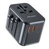 Universal Travel Charger Awei C-39 35W GaN 2xUSB-A/3xUSB-C black