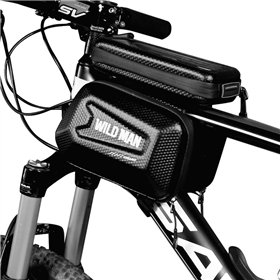 Universal bike phone holder WILDMAN E6S 1L 4"- 7" black