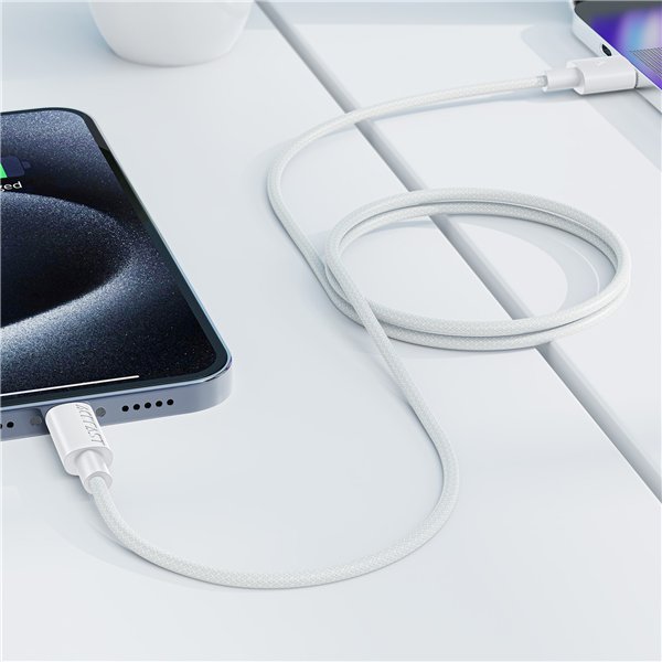 USB cable Acefast C18-04 USB-A to USB-C 1.2m white