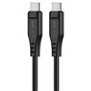 USB kabelis Acefast C3-03 60W USB-C to USB-C 1.2m juodas