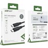 USB kabelis Acefast C3-03 60W USB-C to USB-C 1.2m juodas
