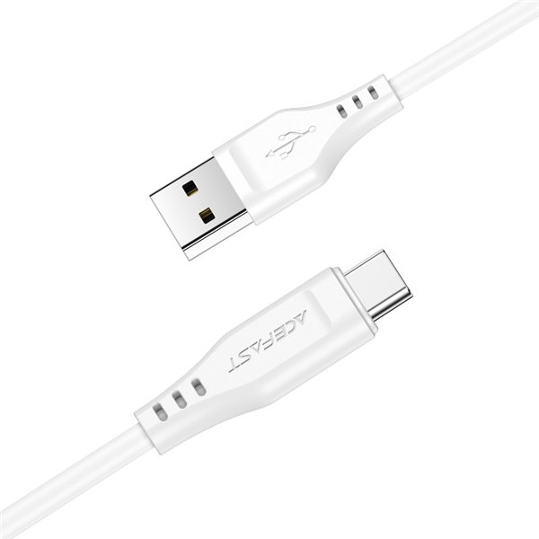 USB cable Acefast C3-04 USB-A to USB-C 1.2m white