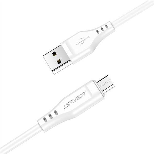 USB cable Acefast C3-09 USB-A to MicroUSB 1.2m white