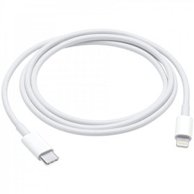 USB kabelis Apple MM0A3ZM/A 87W USB-C to Lightning 1.0m baltas