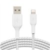 USB cable Belkin Boost Charge Braided USB-A to Lightning 1.0m white