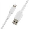 USB cable Belkin Boost Charge Braided USB-A to Lightning 1.0m white