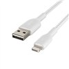 USB cable Belkin Boost Charge Braided USB-A to Lightning 1.0m white