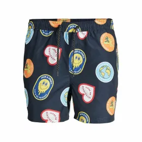 Vyriškos glaudės Jack & Jones  BIG PRINTS 12227754 Tamsiai mėlyna