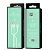 USB cable Borofone BX17 3in1 microUSB-Lightning-Type-C white