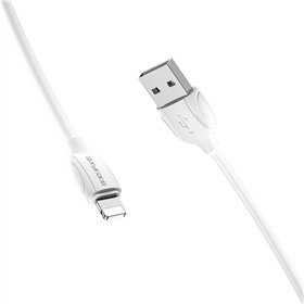 USB cable Borofone BX19 USB-A to Lightning 1.0m white