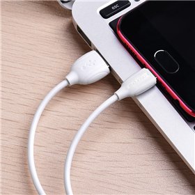 USB cable Borofone BX19 USB-A to MicroUSB 1.0m white