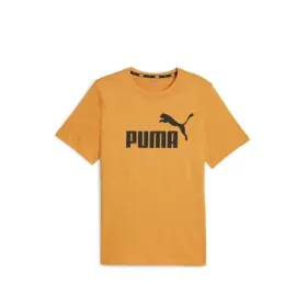 Īsroku Sporta T-krekls Puma ESS LOGO TEE 586667 95 Oranžs