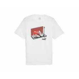 Short-sleeve Sports T-shirt Puma White