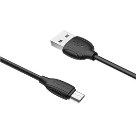 USB cable Borofone BX19 USB-A to MicroUSB 1.0m black