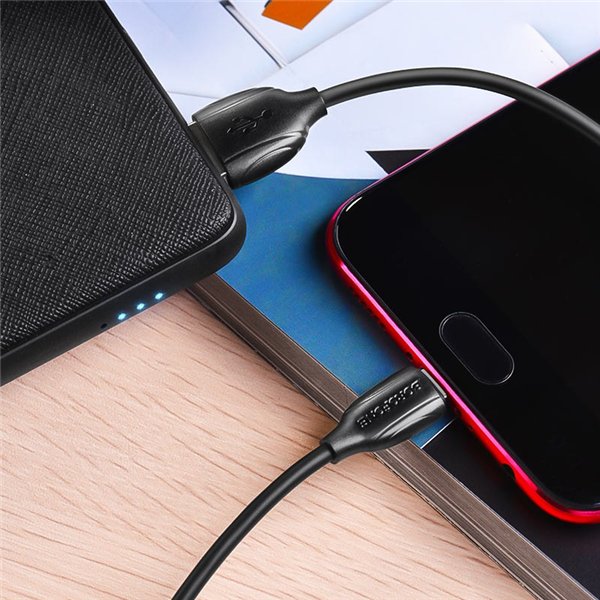 USB cable Borofone BX19 USB-A to MicroUSB 1.0m black