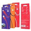 USB cable Borofone BX30 Lightning 1.0m silicone white