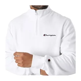 Men’s Sweatshirt without Hood Champion HALF ZIP SWEATSHIRT 220263 WHT White