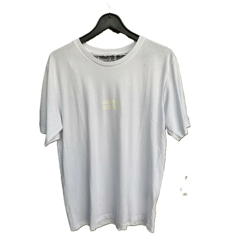 Vyriški marškinėliai su trumpomis rankovėmis Jack & Jones JJORLA TEE SS CREW NEW 12270873 Balta
