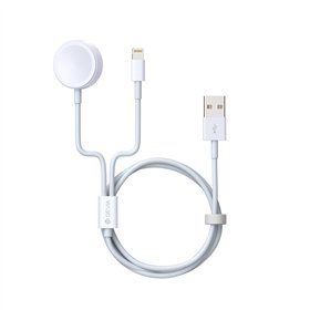 USB cable Devia Smart 2in1 Lightning+Apple Watch Wireless charger