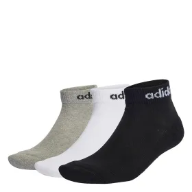 Sportinės kojinės Adidas C LIN ANKLE 3P IC1304 Pilka 3 poros