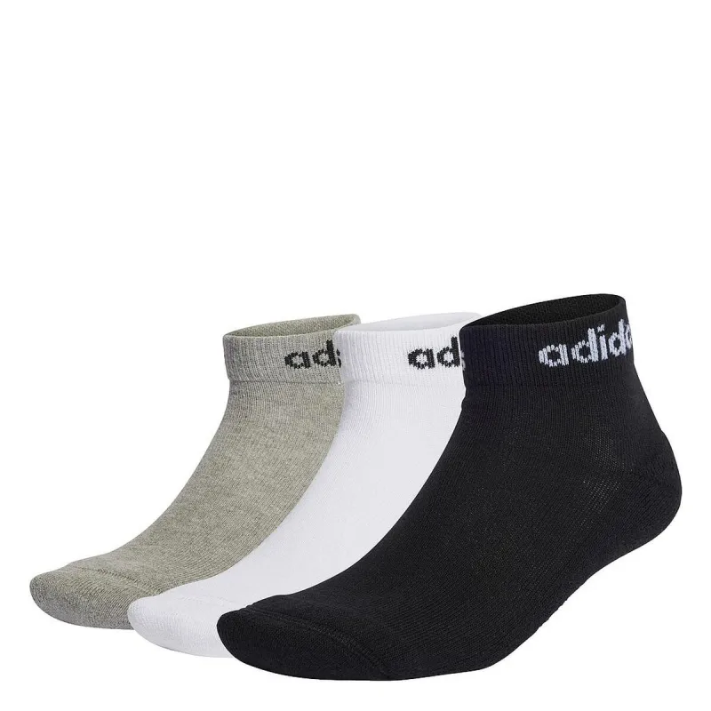 Sportinės kojinės Adidas C LIN ANKLE 3P IC1304 Pilka 3 poros