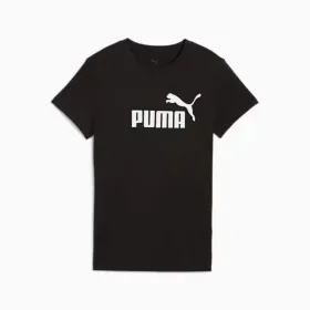 Women’s Short Sleeve T-Shirt Puma ESS No. 1 Logo Tee C/O 682370 01 Black