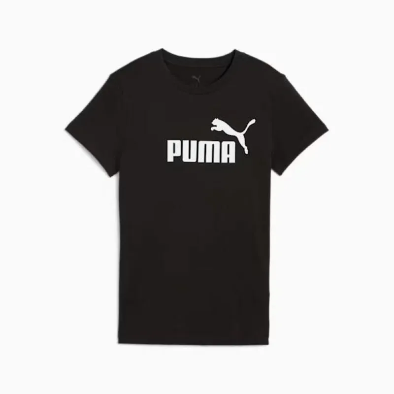 Women’s Short Sleeve T-Shirt Puma ESS No. 1 Logo Tee C/O 682370 01 Black