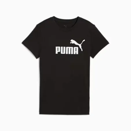 Women’s Short Sleeve T-Shirt Puma ESS No. 1 Logo Tee C/O 682370 01 Black